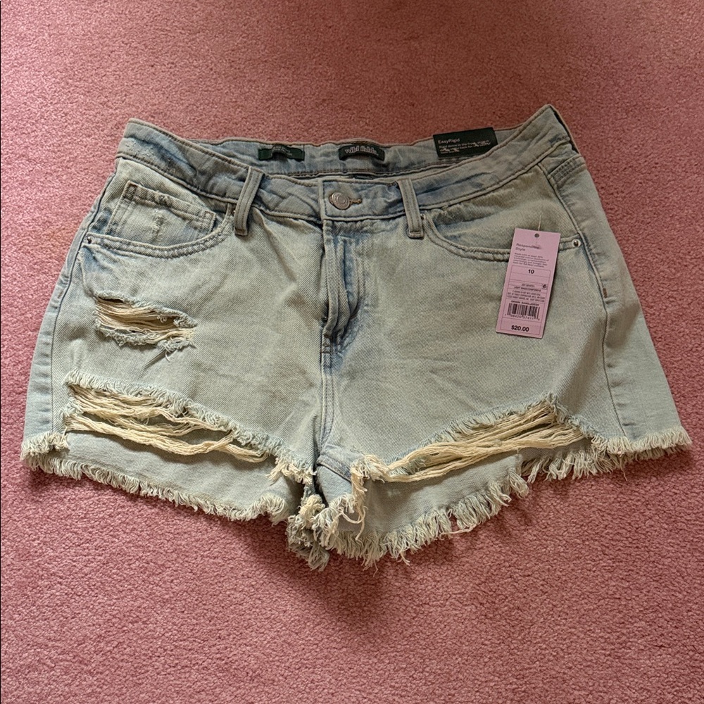 NWT wild fable Distressed Denim Shorts